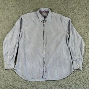 Mason's‎ Shirt  Men's XL Multi Color Striped Button Up Cotton Made In Italy